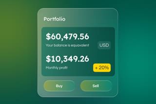 Live data displayed on Solven Aurmere cryptocurrency trading platform dashboard overview